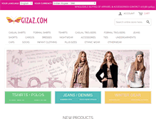 Tablet Screenshot of gizaz.com